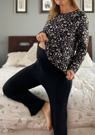 Pijama Maternal y de Lactancia Mariana Oliva – Madremia